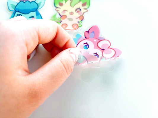 Eevee Clear Sticker Set (9pcs)