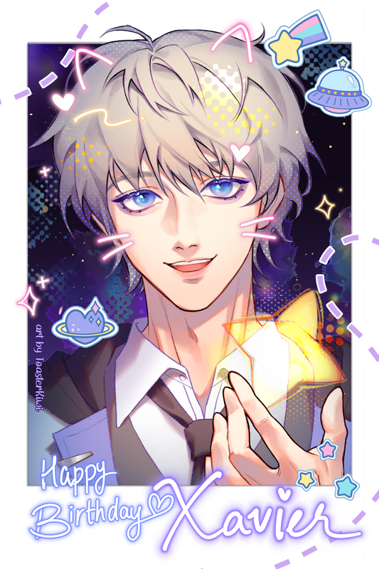 FREE XAVIER BIRTHDAY PRINT (please read info)
