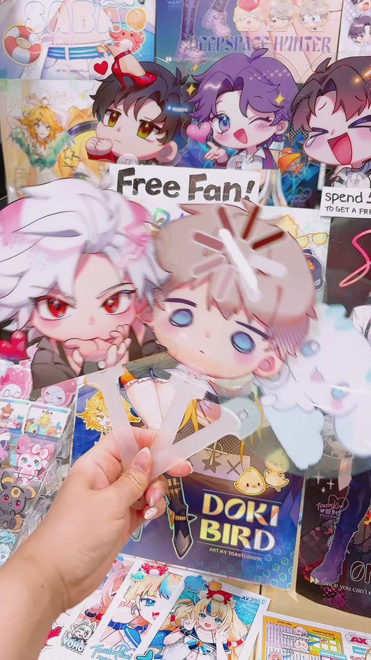 FREE PLASTIC FAN (please read info)