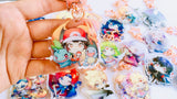SUPER SMASH BROS charms (2 inch Clear Acrylic)