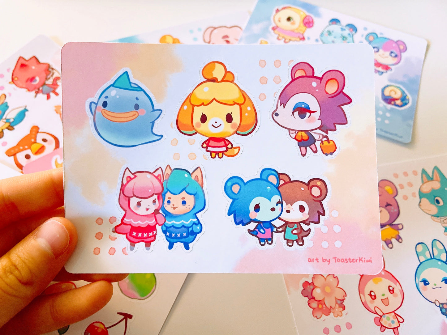 Animal Crossing Sticker Sheets (4x6 inch vinyl)
