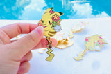 Pikachu Dangling Tail Enamel Pin 3.5"