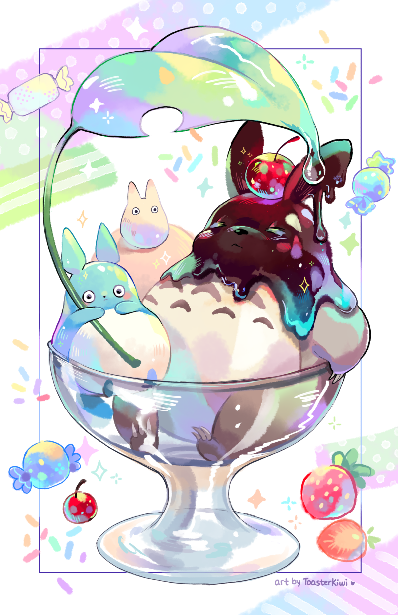 Totoro Ice Cream Poster (11x17")