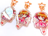 Cardcaptor Sakura Charms (double-sided clear acrylic)
