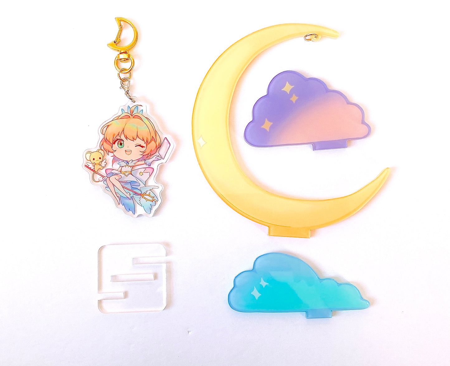 Magical Girl Keychain/stand convertible
