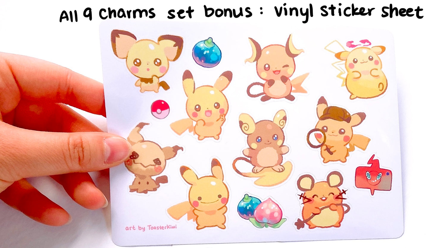 Pikachu Mini Charms