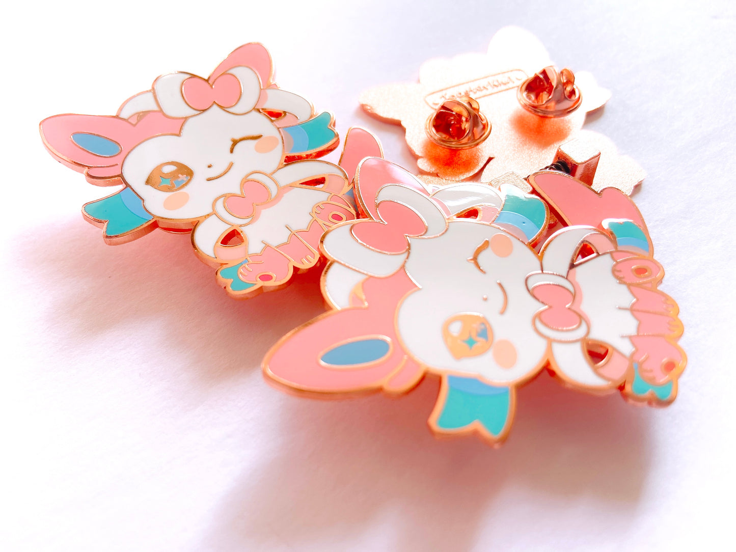 Sylveon Bobble Tail Enamel Pin