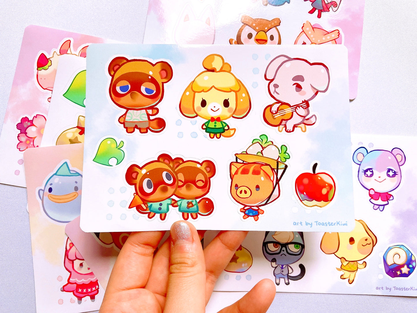Animal Crossing Sticker Sheets (4x6 inch vinyl)