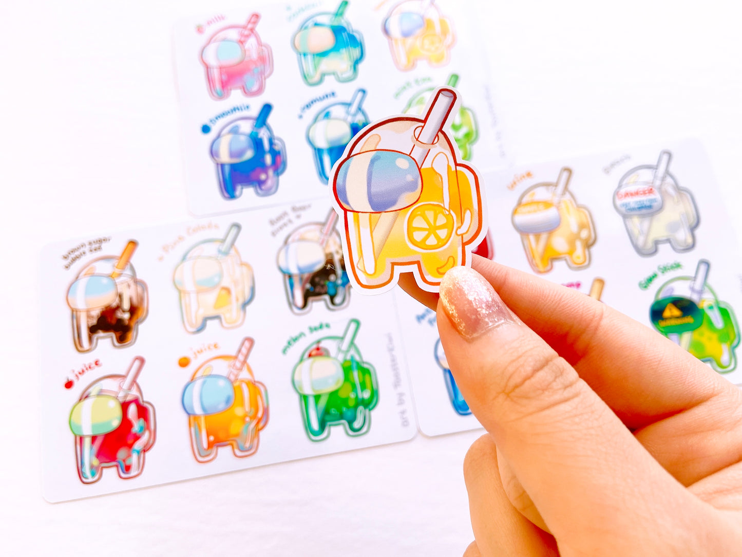 Among Us Sticker Sheets