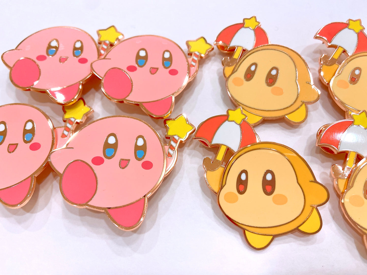 Kirby Bobble-Arm Enamel Pin