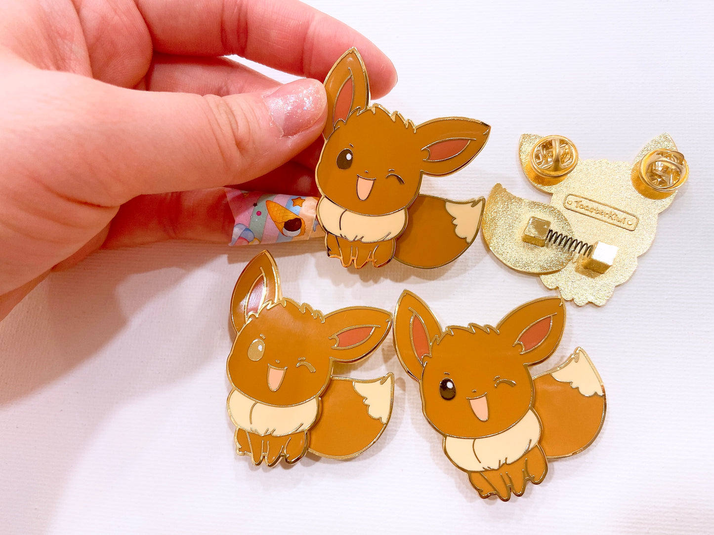 Eevee Bobble-Tail Enamel Pin