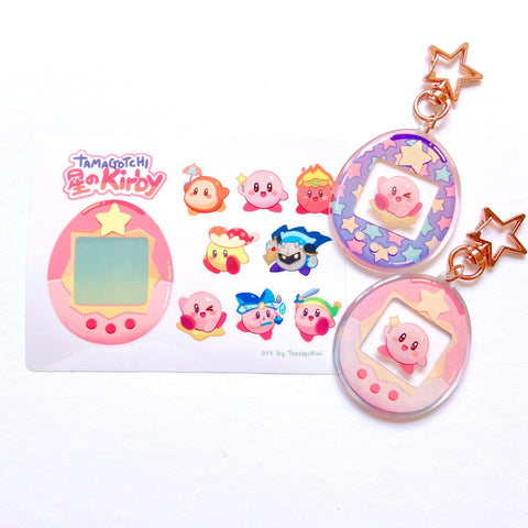 Custom Tamagotchi Set [Kirby]