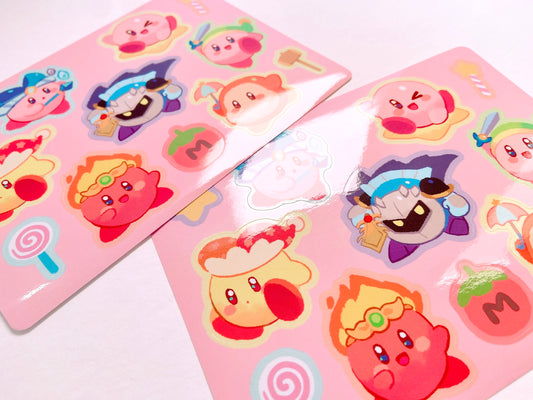 Kirby Sticker Sheet