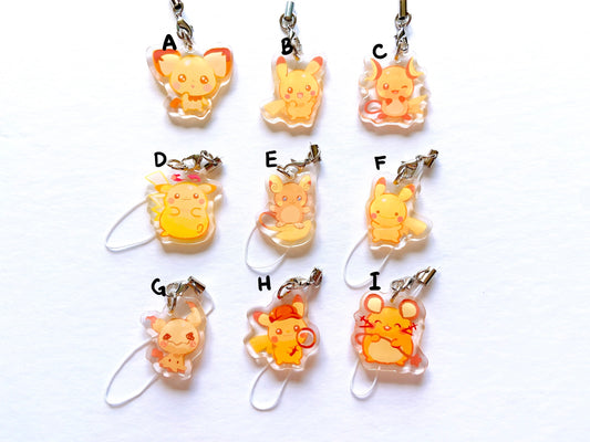 Pikachu Mini Charms
