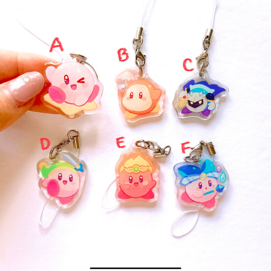 Kirby Mini Charms