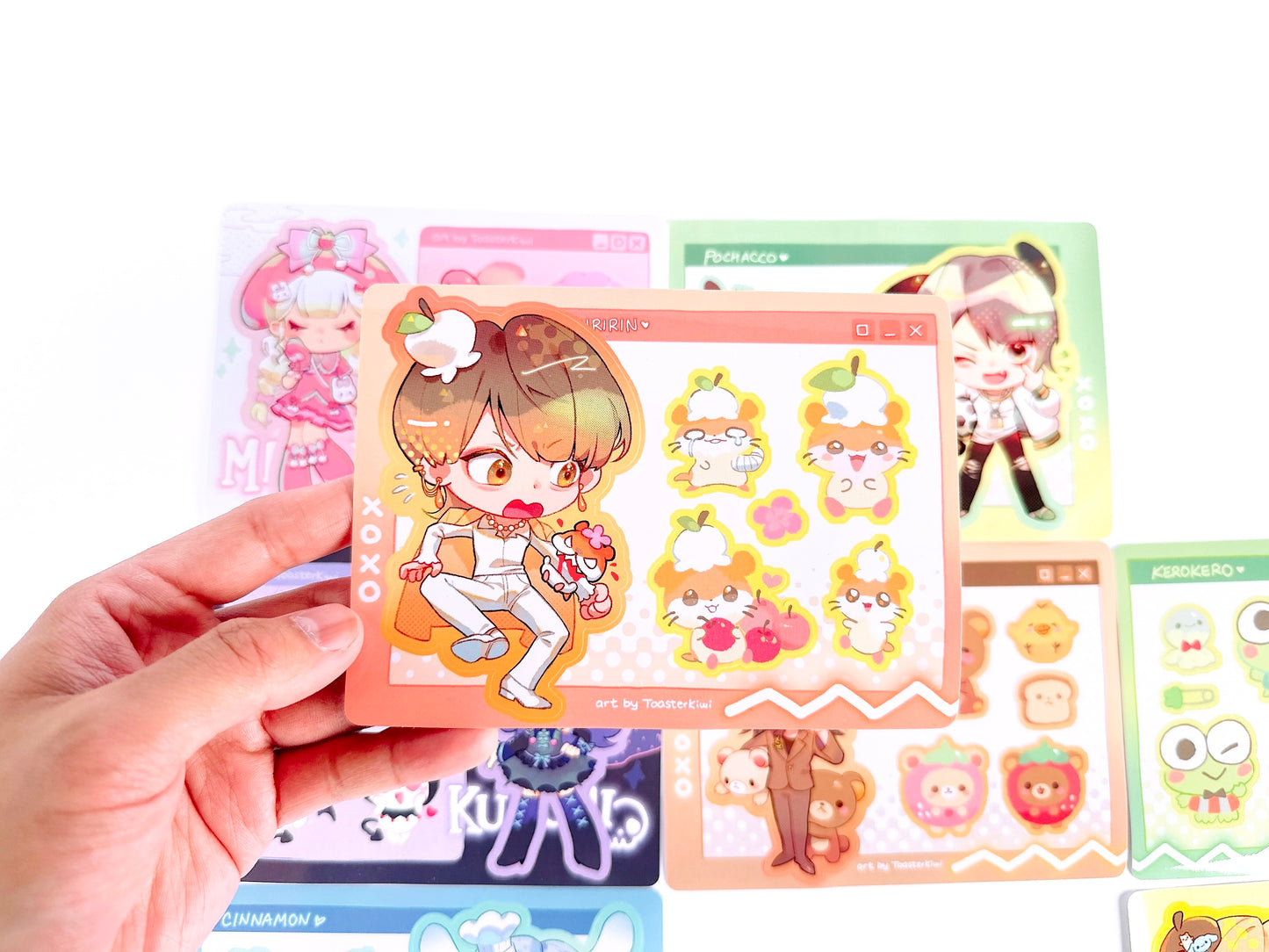 S@NRl0 Sticker Sheets