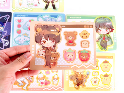 S@NRl0 Sticker Sheets