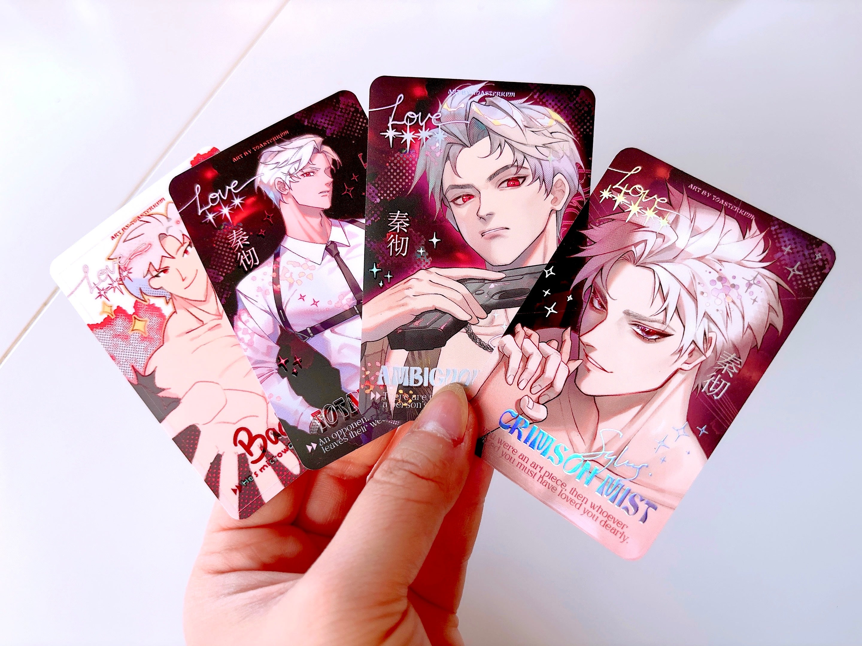 Gacha Pack: 5 random photocard stickers [Love and Deepspace