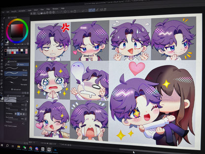 Love and Deepspace Sticker Sheets