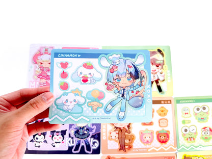 S@NRl0 Sticker Sheets