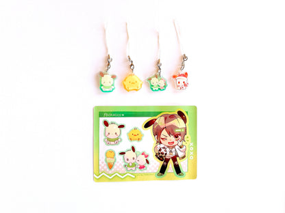 P0CHACC0 Mini Charms (1.5 inch Clear Acrylic)
