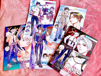 [Love and Deepspace] Holographic Foil Posters (11x17")