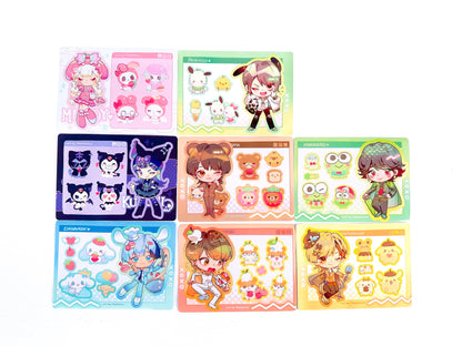 S@NRl0 Sticker Sheets