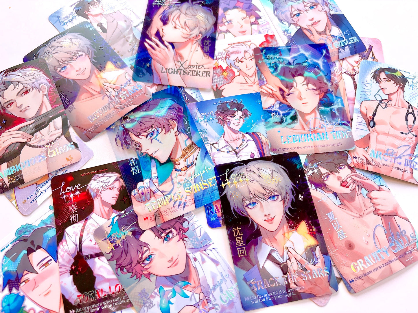 Gacha Pack: 5 random photocard stickers [Love and Deepspace]