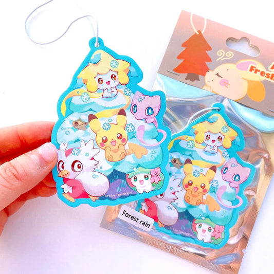 Pokemon Winter Air Freshener (Forest rain scent)