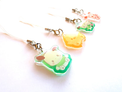 P0CHACC0 Mini Charms (1.5 inch Clear Acrylic)