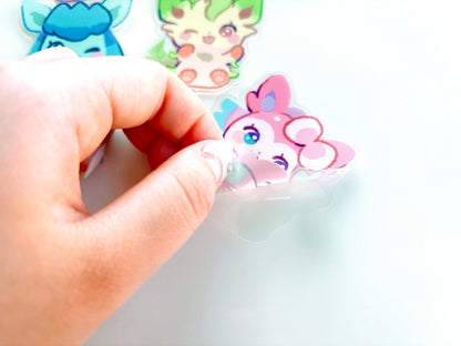 Eevee Clear Sticker Set (9pcs)