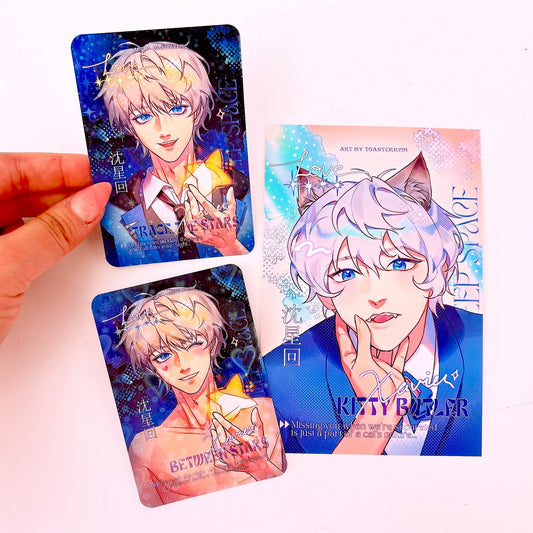 Xavier Birthday Set (Stickers + Print) [Love and Deepspace] FREE SHIPPING!