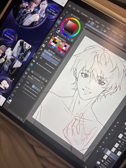 Xavier Birthday Set (Stickers + Print) [Love and Deepspace] FREE SHIPPING!