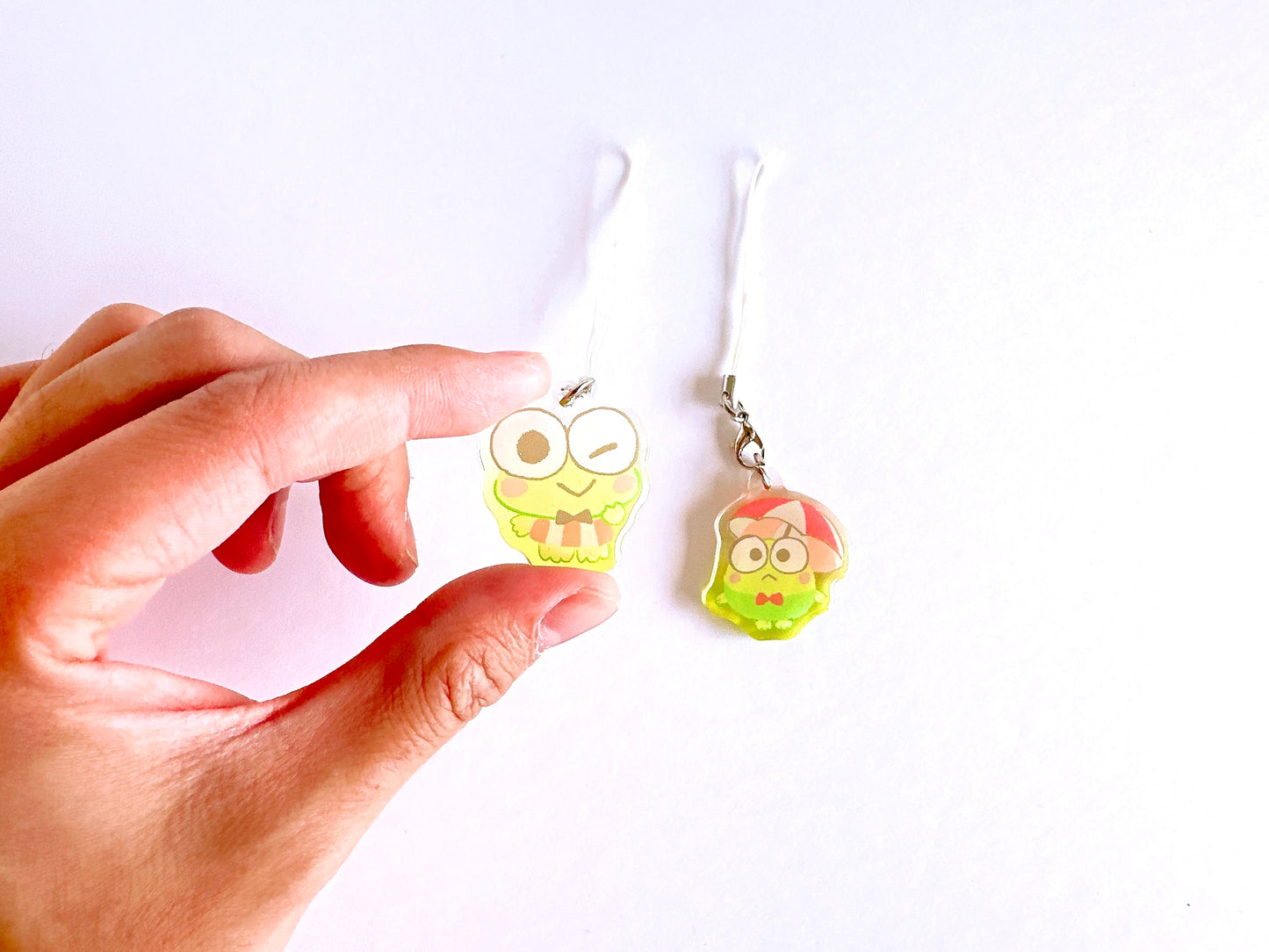 K3R0PPl Mini Charms (1.5 inch Clear Acrylic)