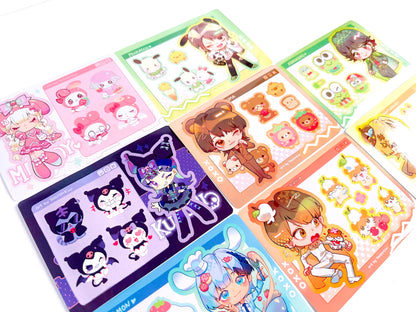 S@NRl0 Sticker Sheets