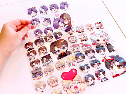 Love and Deepspace Sticker Sheets