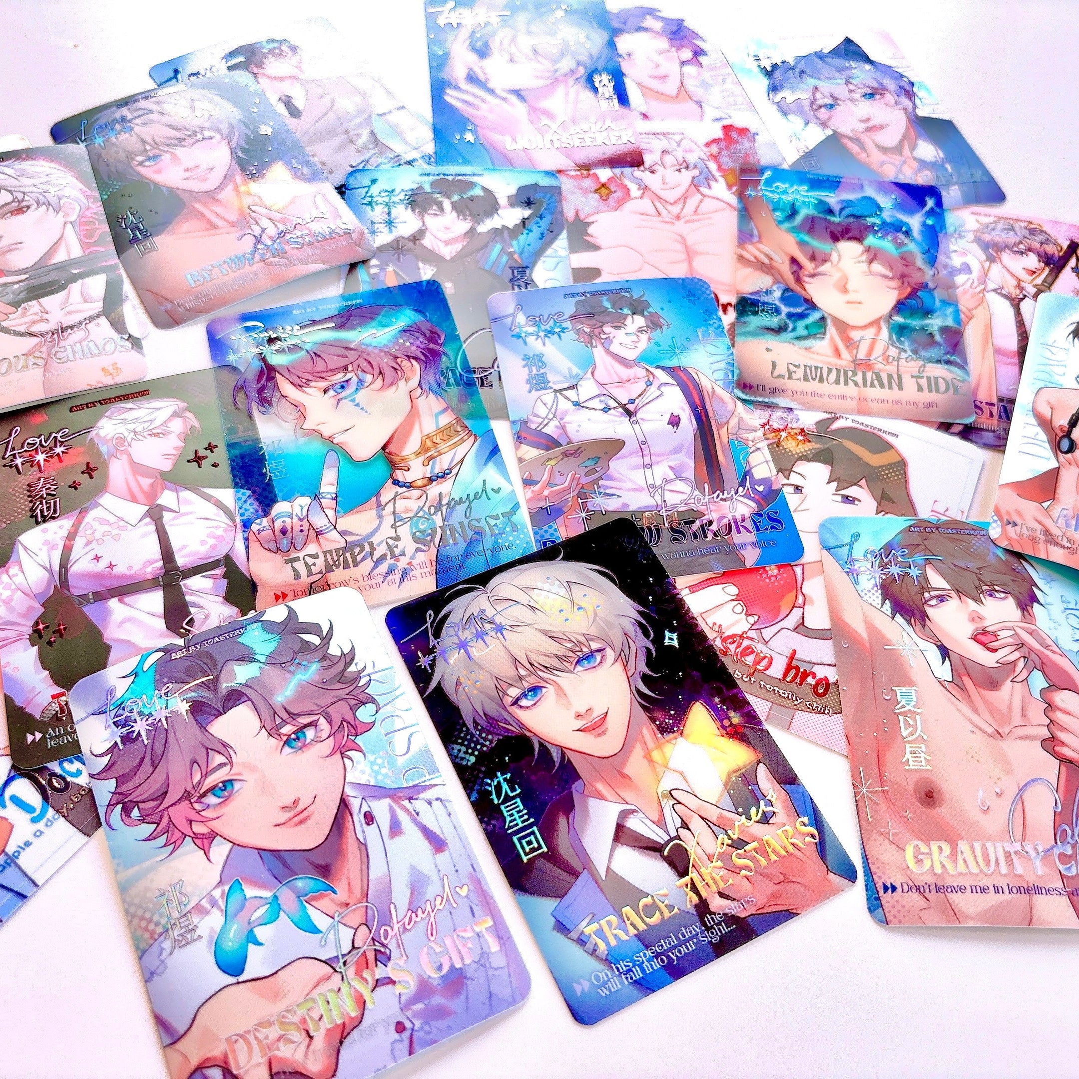 Photocard Stickers [Love and Deepspace] – ToasterKiwi Shop