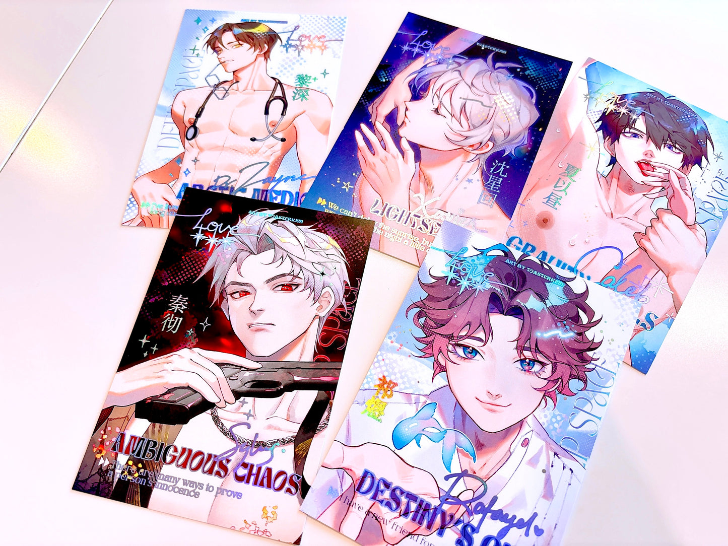 [Love and Deepspace] Holographic Foil Small Prints (4x6")