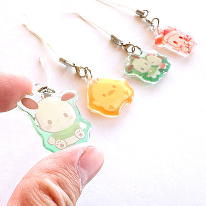 P0CHACC0 Mini Charms (1.5 inch Clear Acrylic)