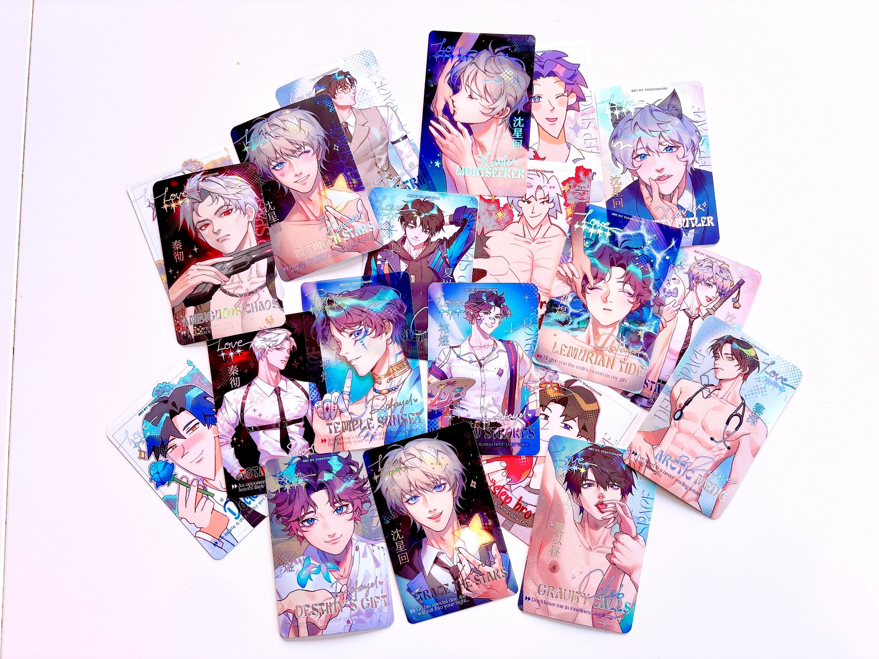 Photocard Stickers [Love and Deepspace] – ToasterKiwi Shop