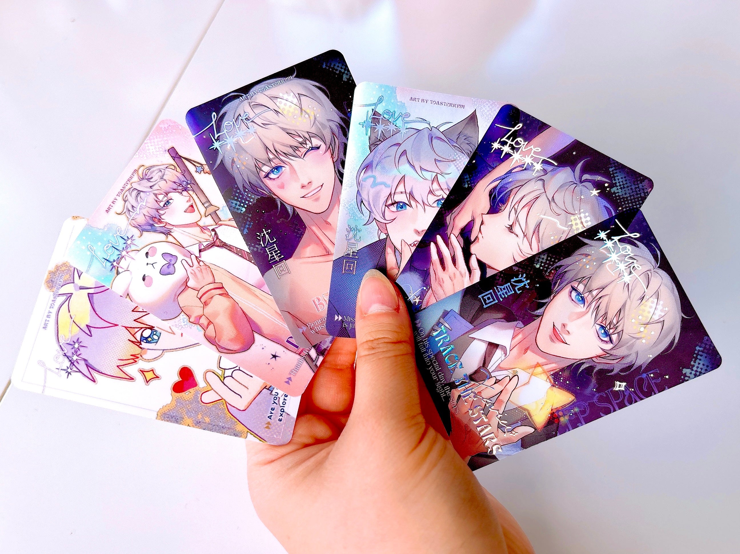 Photocard Stickers [Love and Deepspace] – ToasterKiwi Shop