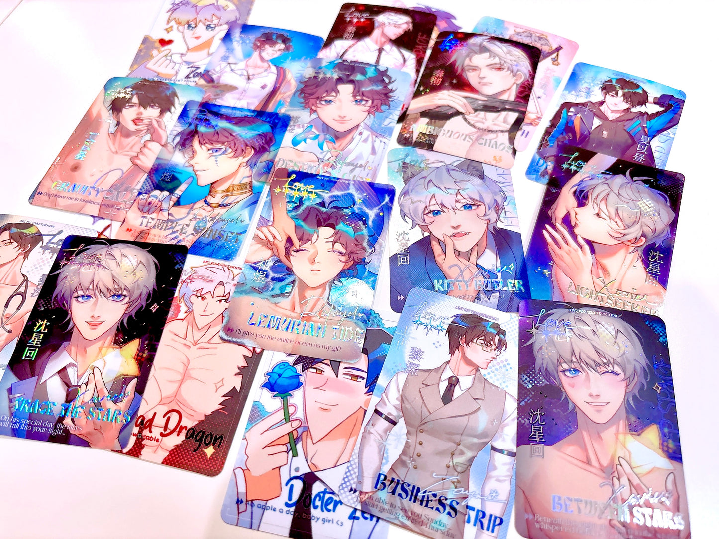 Gacha Pack: 5 random photocard stickers [Love and Deepspace]