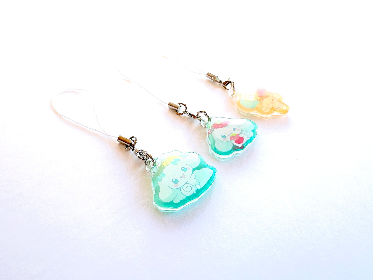 ClNNAM0N R0LL Mini Charms (1.5 inch Clear Acrylic)