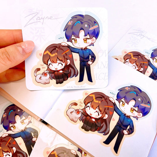 Zayne Sticker (water resistant vinyl) [Love and Deep Space]