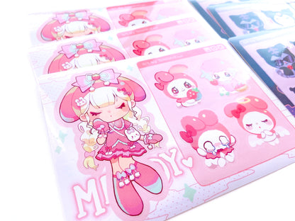 S@NRl0 Sticker Sheets