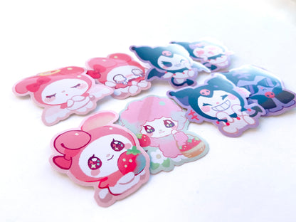 KUR0Ml sticker set (4pcs)
