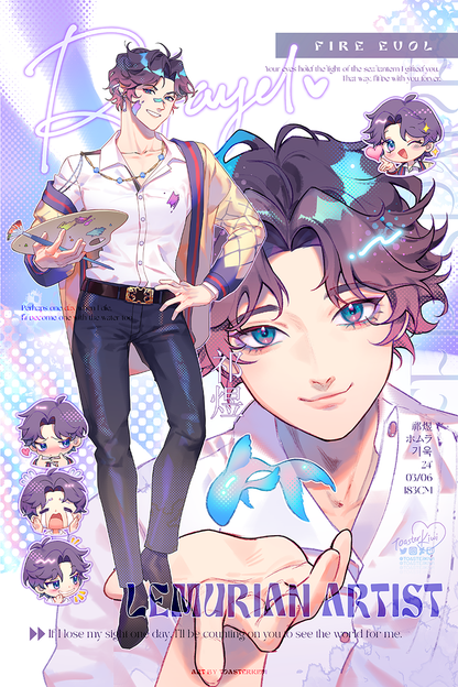 [Love and Deepspace] Holographic Foil Posters (11x17")