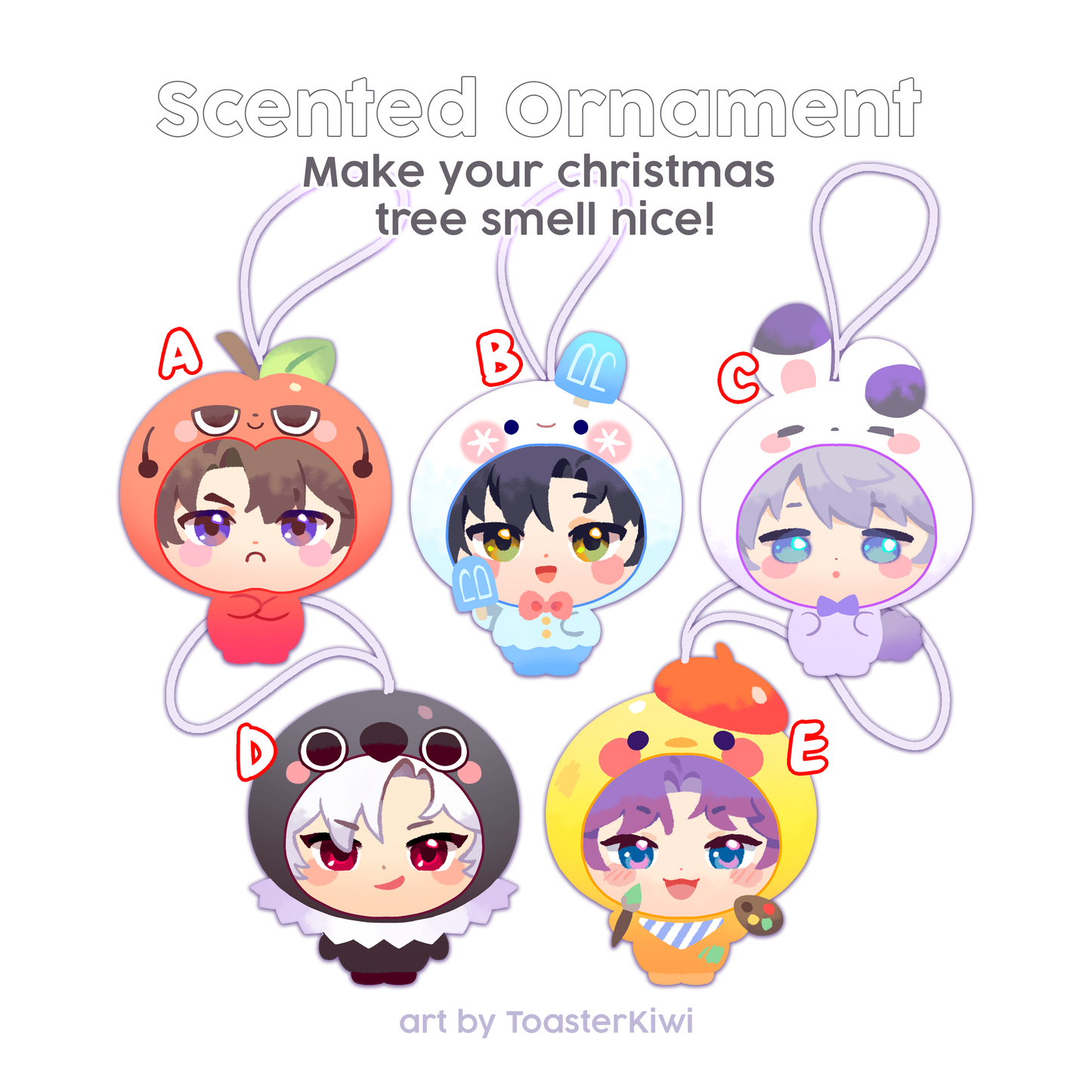 Love and Deepspace Scented Ornaments