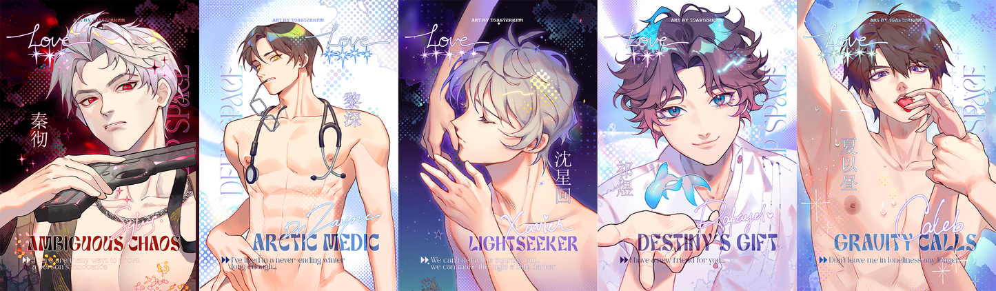 [Love and Deepspace] Holographic Foil Small Prints (4x6")