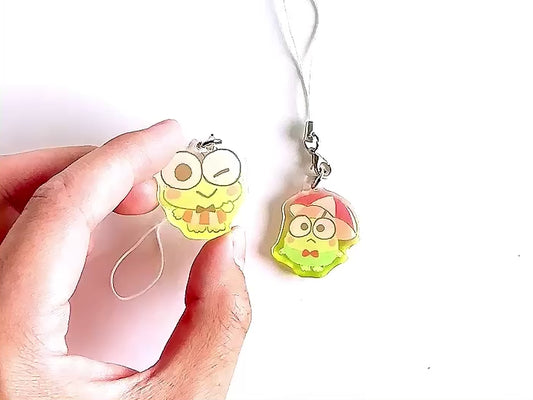 K3R0PPl Mini Charms (1.5 inch Clear Acrylic)